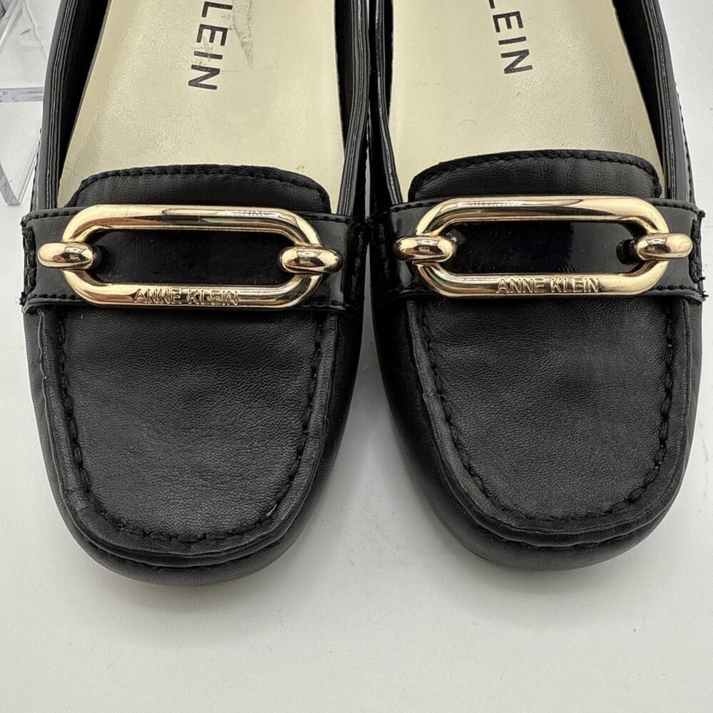 Anne Klein Women's Noris Black Leather Loafer‎ Flat Size 7.5 M NWB - Picture 3 of 11